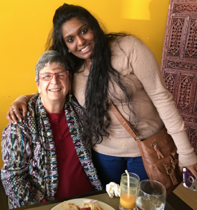 CIVIC volunteer with immigrant previously detained in Northern California who CIVIC helped integrate into the community!